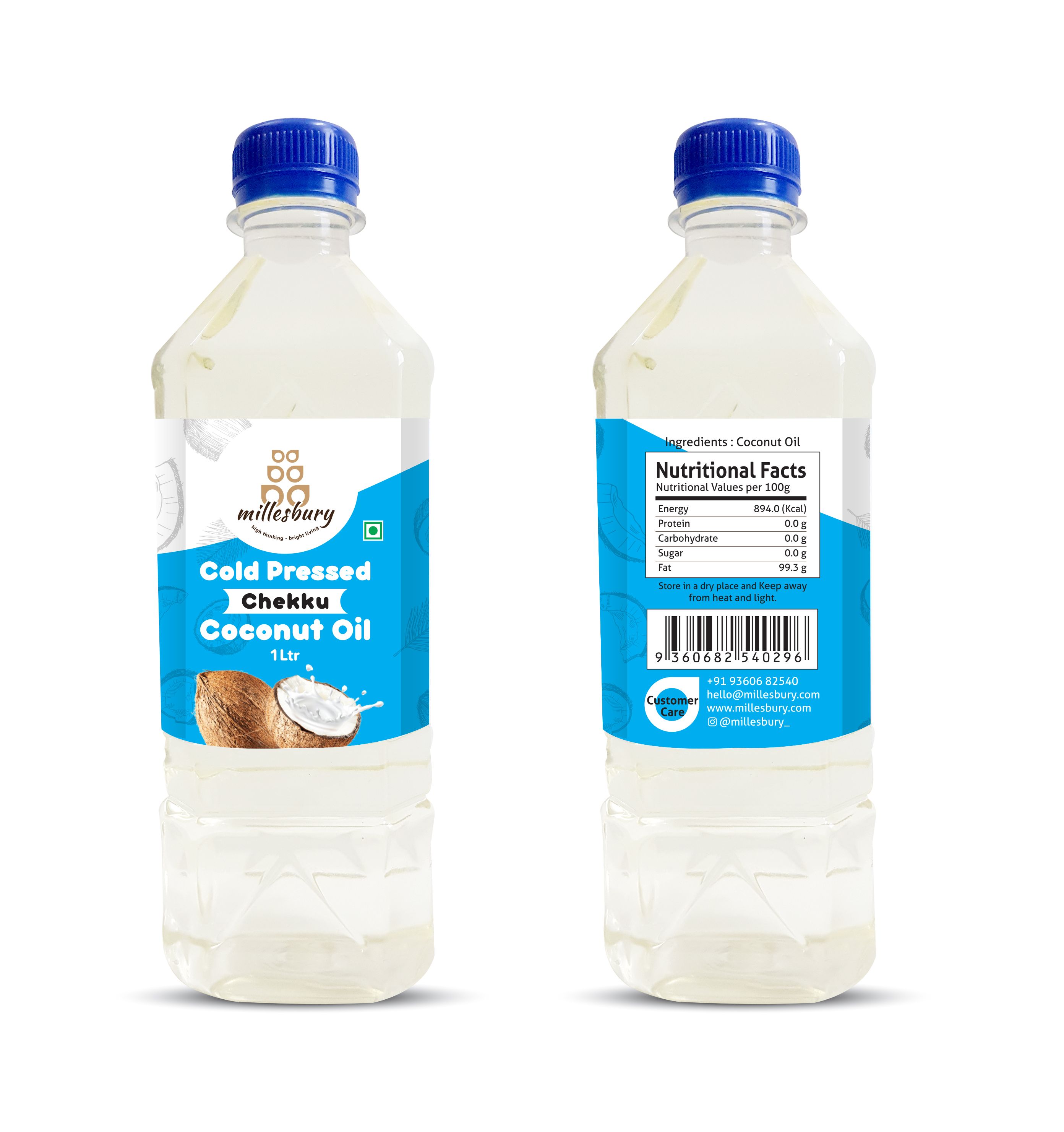 Milles Cold Pressed Coconut Oil